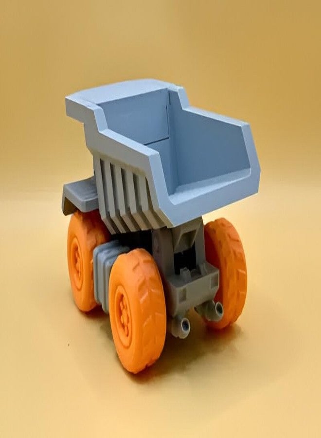 3D CRAFT Mini Construction Plastic Dump Truck Toy,Multicolor,Figure Toy, Die-Cast Model Vehicle - Image 4